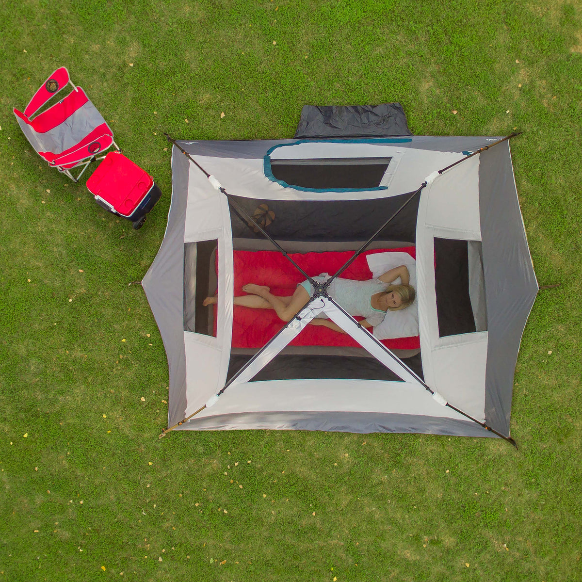 ozark trail 6 person tent 6-Person Instant Cabin Tent with LED Light – WinPepper