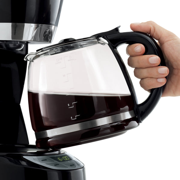12-Cup* QuickTouch Programmable Coffeemaker, Black