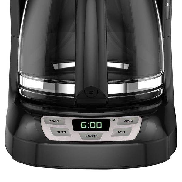 12-Cup* QuickTouch Programmable Coffeemaker, Black