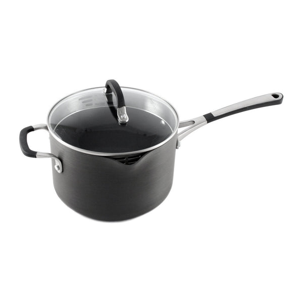 Nonstick 4-Quart Sauce Pan with Pour