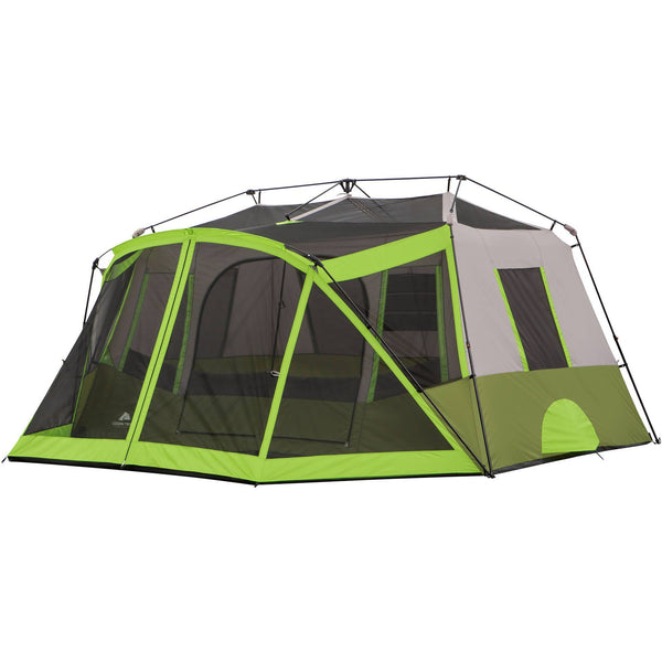 9 Person 2 Room Instant Cabin Tent with Screen Room