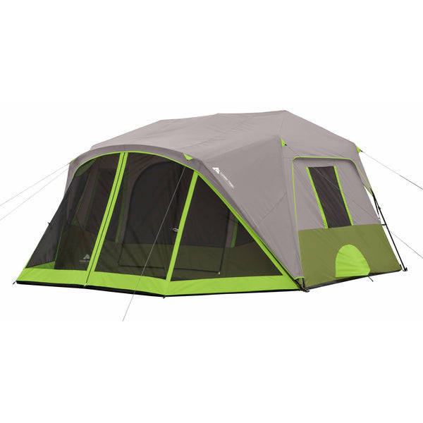 9 Person 2 Room Instant Cabin Tent with Screen Room