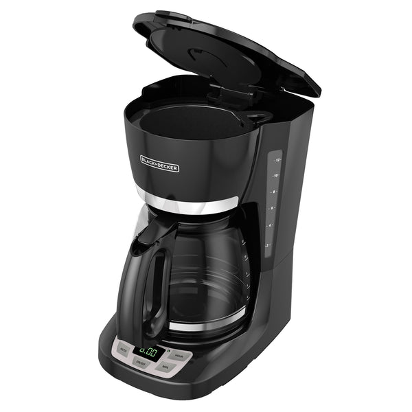 12-Cup* QuickTouch Programmable Coffeemaker, Black