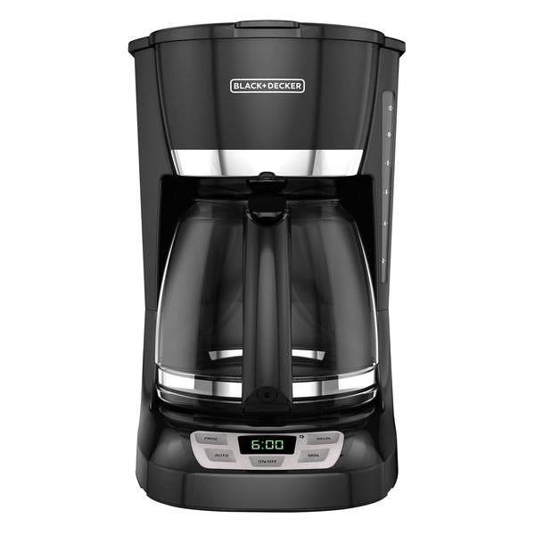12-Cup* QuickTouch Programmable Coffeemaker, Black
