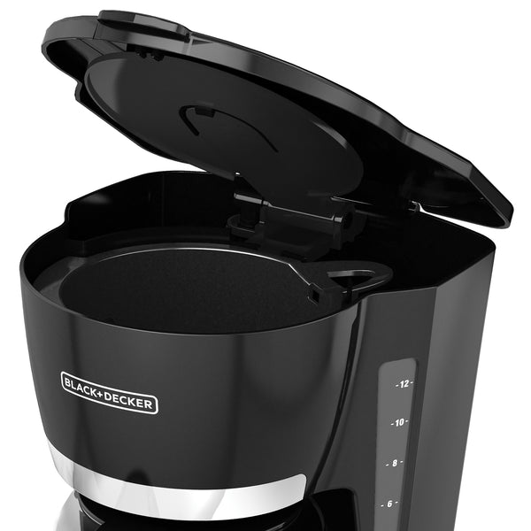 12-Cup* QuickTouch Programmable Coffeemaker, Black